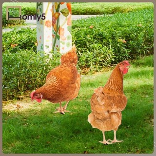 2 Miếng Tượng Gà, Tượng Ngoài Trời, Tượng Gà, Trang Trí Bãi Cỏ, Nghệ Thuật Sân Gà, Cổ Phần Động Vật