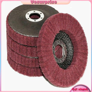 Yesurprise Bộ bánh xe đánh bóng 5 mảnh Cấu trúc lưới mở Đánh bóng Bánh xe đánh bóng Phụ kiện mài cho quay