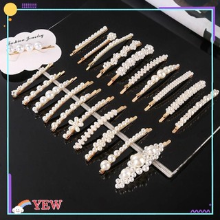 Kẹp tóc YEW, Phụ kiện tóc Kẹp tóc ngọc trai tình yêu, Mũ đội đầu đơn giản Barrette Girls