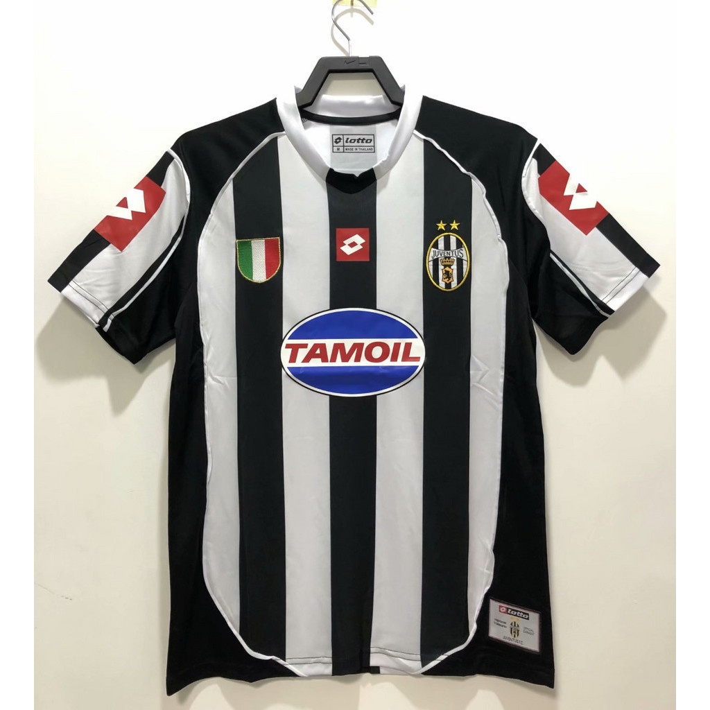 0203 Juventus Home Vintage jersey Áo chất lượng cao Áo bóng đá tay ngắn