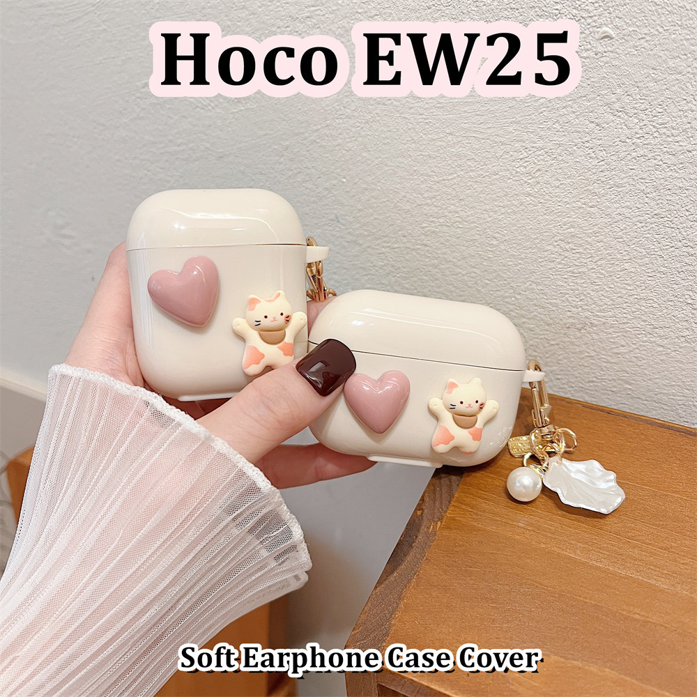 【Hot sale】Cho Hoco EW25 ốp tai ng Case phim hoạt hình sáng kiến 3D Vỏ Bảo Vệ Hộp Sạc Tai Nghe