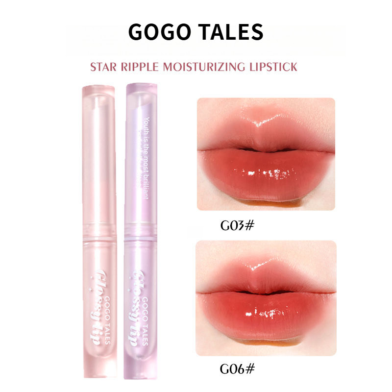 GOGO TALES son môi son môi dạng rắn son bóng nước