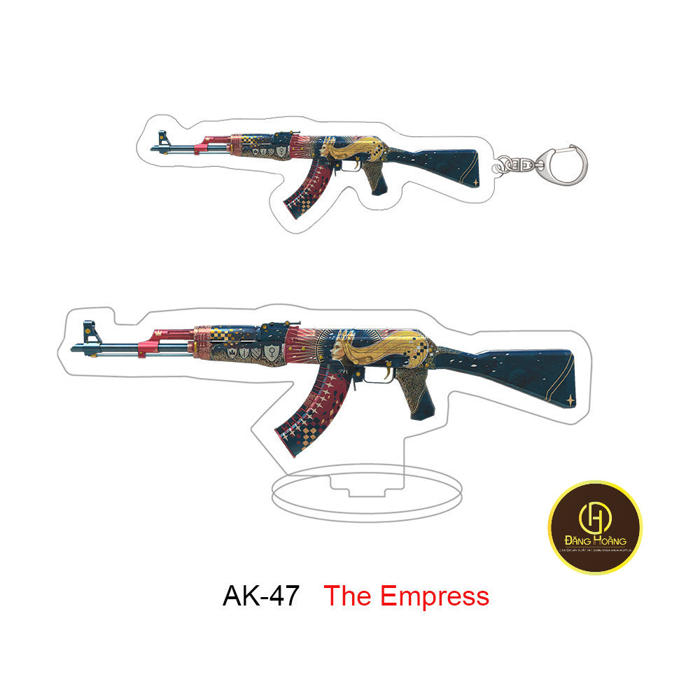 Móc Khoá, Mô Hình Standee Mô Hình Súng AK47 CSGO Trang Trí Trang Trí Bàn Học, Làm Việc