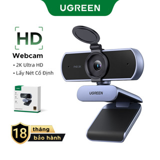 Ugreen USB webcam 2K HD Mini webcam Cho Laptop Máy Tính Web Camera Micro Kép Cho Youtube Zoom Gọi Video 2K USB webcam