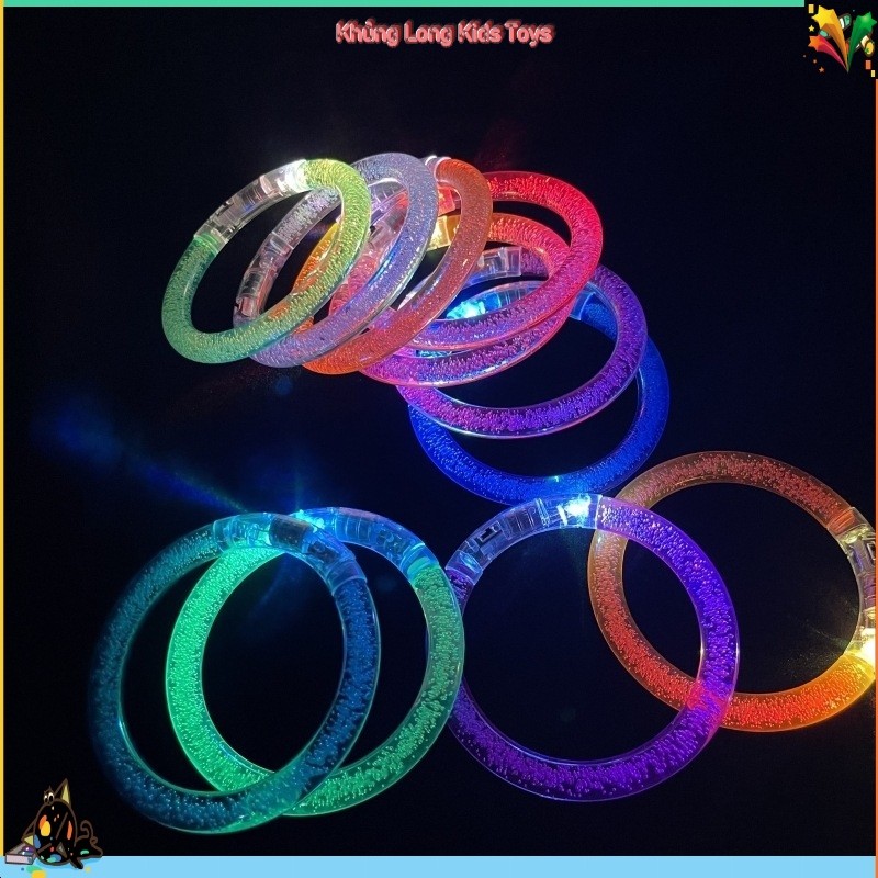 ( Set 10 ) Vòng Tay LED Phát Sáng Chớp Nháy – Phụ Kiện Party, Festival, Concert