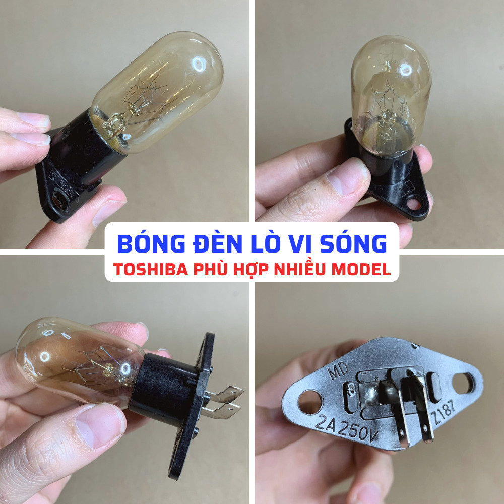 Bóng Đèn Tương Thích Lò Vi Sóng TOSHIBA Phù Hợp Nhiều Model, Bóng Cao Tần Tương Thích Lò Vi Sóng Tos