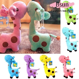 Thú Nhồi Bông Hình Hươu Cao Cổ Đáng Yêu 18cm