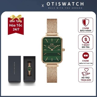 Đồng Hồ Nữ Daniel Wellington Quadro Pressed Melrose Green DW Chính Hãng - OtisWatch