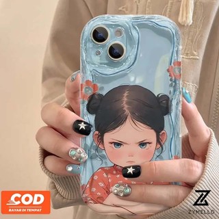 Tương thích với IPhone 15 Pro Max IPhone 11 IPhone 14 Pro Max IPhone 13 Pro Max IPhone 12 Pro Max IPhone 7 Plus IPhone 8 Plus Vỏ điện thoại TPU chống sốc cho cô gái hoạt hình dễ thương