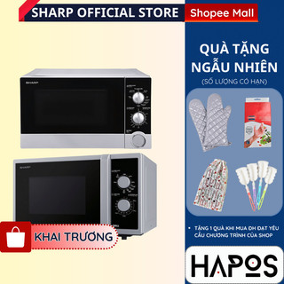 Lò vi sóng cơ có nướng sharp 23 lít 1000w chính hãng r-g322vn-s - bảo hành 15 tháng - hapos official
