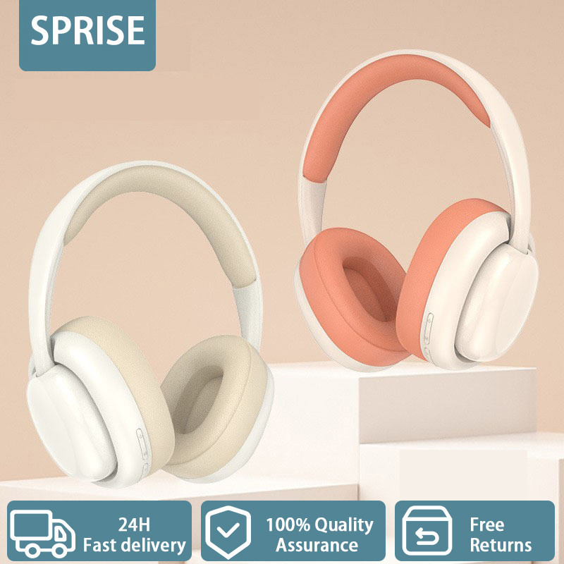 Sprise Đơn Giản Trẻ Tai nghe không dây Nhiều Màu Sắc HiFi Chơi Game Âm Nhạc Có Thể Gập Lại Qua Tai Nghe Thể Thao Có Mic AUX / TF / FM P7236