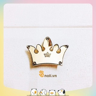 Mác trang trí hình vương miện dày đẹp