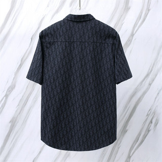 Áo sơ mi tay ngắn đầy đủ Jacquard