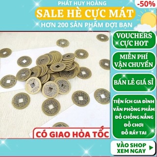 Combo 5 - 10 - 20 đồng xu cổ nhỏ ✅ FREESHIP 🚛 Combo 5 - 10 - 20 đồng xu cổ phong thủy may mắn size nhỏ - Phát Huy Hoàng