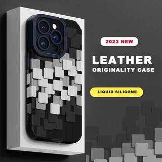 Ốp Điện Thoại Thời Trang Cho iPhone 15 11 12 13 14 Pro MAX Plus 11Pro X XR XS MAX 7 8 Plus SE 2020 15Pro Ốp Lưng Da Silicon Dễ Thương Sang Trọng Mềm Chống Sốc
