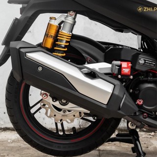 ￼Ốp pô KIỂU 350i sử dụng cho Honda SH 125i/150i 2020- 2024 phụ kiện xe máy