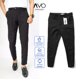 Quần Tây Âu vải Nam công sở đứng form cao cấp trẻ trung Dáng Ôm Chuẩn Vải lụa Không Nhăn Chính hãng Avocado đẹp