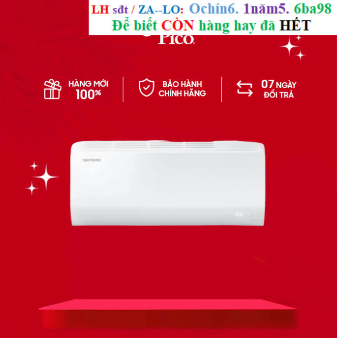 Rẻ Điều hòa Samsung 1 chiều INVERTER AR10DYHZAWKNSV 9.000 BTU ]