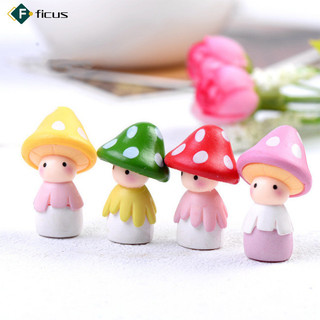 Sẵn sàng! Hoạt Hình Búp Bê Nấm Phong Cảnh Thu Nhỏ Phong Cách Trung Hoa Bố Trí Tượng Chống Đỡ Để Trang Trí Sân Vườn
