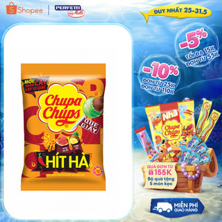 Kẹo mút Chupa Chups Hít Hà hương dưa hấu, dứa nhân muối ớt