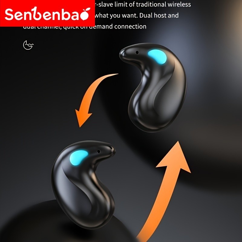 Senbenbao Tai nghe ngủ X55 Tai nghe làm việc mini không dây TWS Tai nghe với Microphone | BigBuy360 - bigbuy360.vn