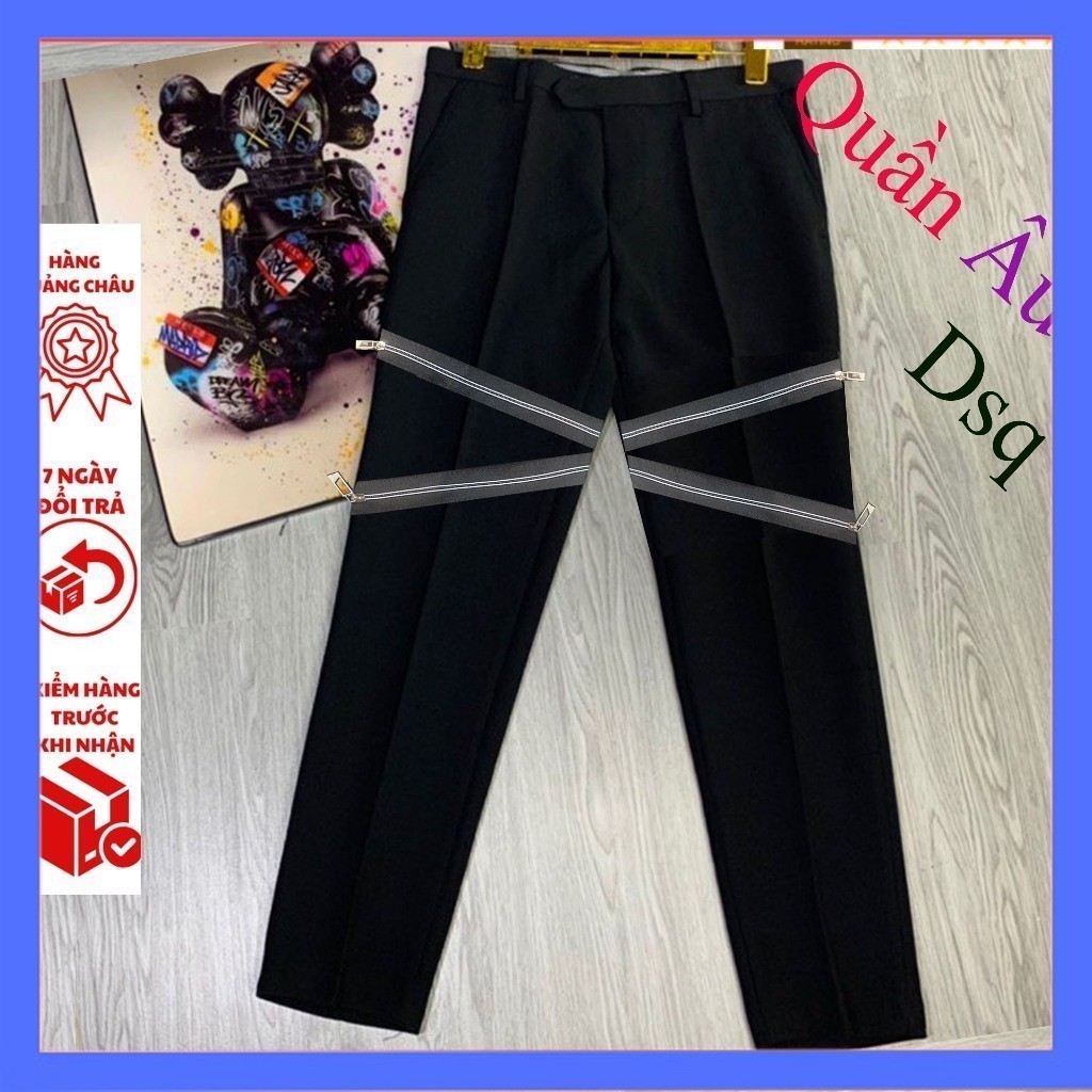 QUẦN TÂY ÂU 4 KHÓA ĐÙI , QUẦN DSQ AMIRI KHÓA ĐÙI BOY PHỐ KHÓA KÉO