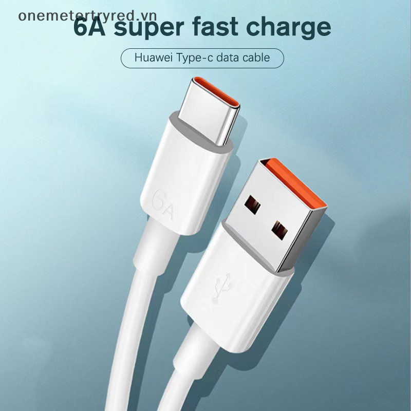 Cáp sạc siêu nhanh USB Type-c 1 / 1.5mile 6A 66W Metertryred cho Huawei VN