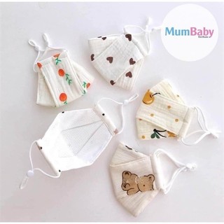 Khẩu trang cho bé Vải Xô Muslin Loại Đẹp