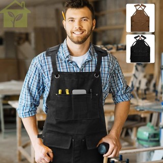 Tạp dề chế biến gỗ với 5 công cụ bỏ túi Tạp dề làm việc hạng nặng Tạp dề công cụ xưởng vải Oxford Tạp dề SHOPABC7509