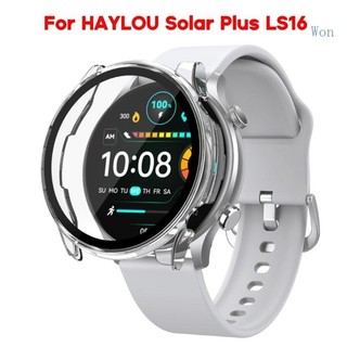 Won Vỏ bảo vệ chống trầy xước + Tấm bảo vệ màn hình cho Solar Plus LS16 Vỏ có màng cường lực Đồng hồ thông minh Hard-S