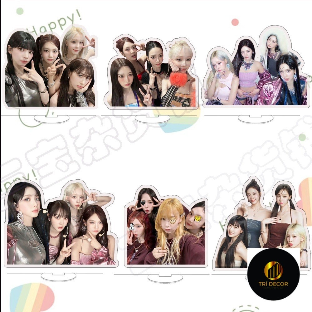 Aespa AESPA Acrylic Standee Quà tặng hai mặt dành cho sinh viên