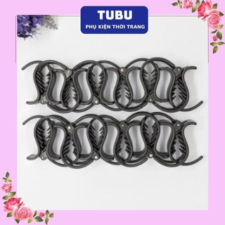 1c kẹp tóc 3r trắng, đen cua | tubu women nữ