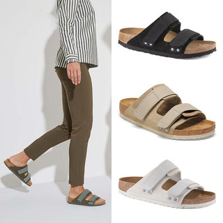 Birkenstock birkenstock Giày birkenstock Dép Full Da Nút Chai Nữ Đôi Nam Nữ Phong Cách Flip-Flops Dép Đế Dày Dép Velcro Dép Dép Dép Dép