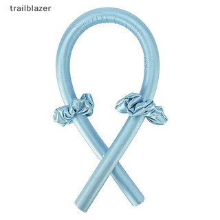 Trailblazer Không Nhiệt Uốn Que Tóc Con Lăn Lụa Uốn Ruy Băng Lụa Uốn Mới