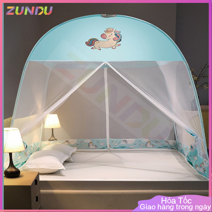 Mẫu mới nhất 2024 màn chống muỗi tự thổi phồng dành cho người lớn có thể gập lại