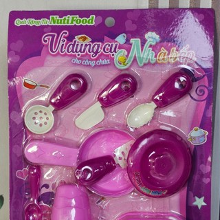 Vĩ đồ chơi nhà bếp mini cho bé (hàng khuyến mãi Nutifood)