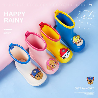 Cheerful Mario Giày đi mưa cho bé PAW Team chống nước dễ thương chống trượt EVA ủng đi mưa bé trai