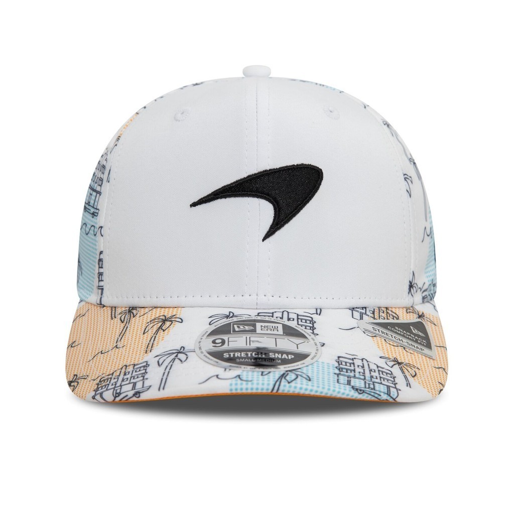 Mclaren Racing F1 Team Miami Cap Co Giãn Mũ Người Lớn Trắng