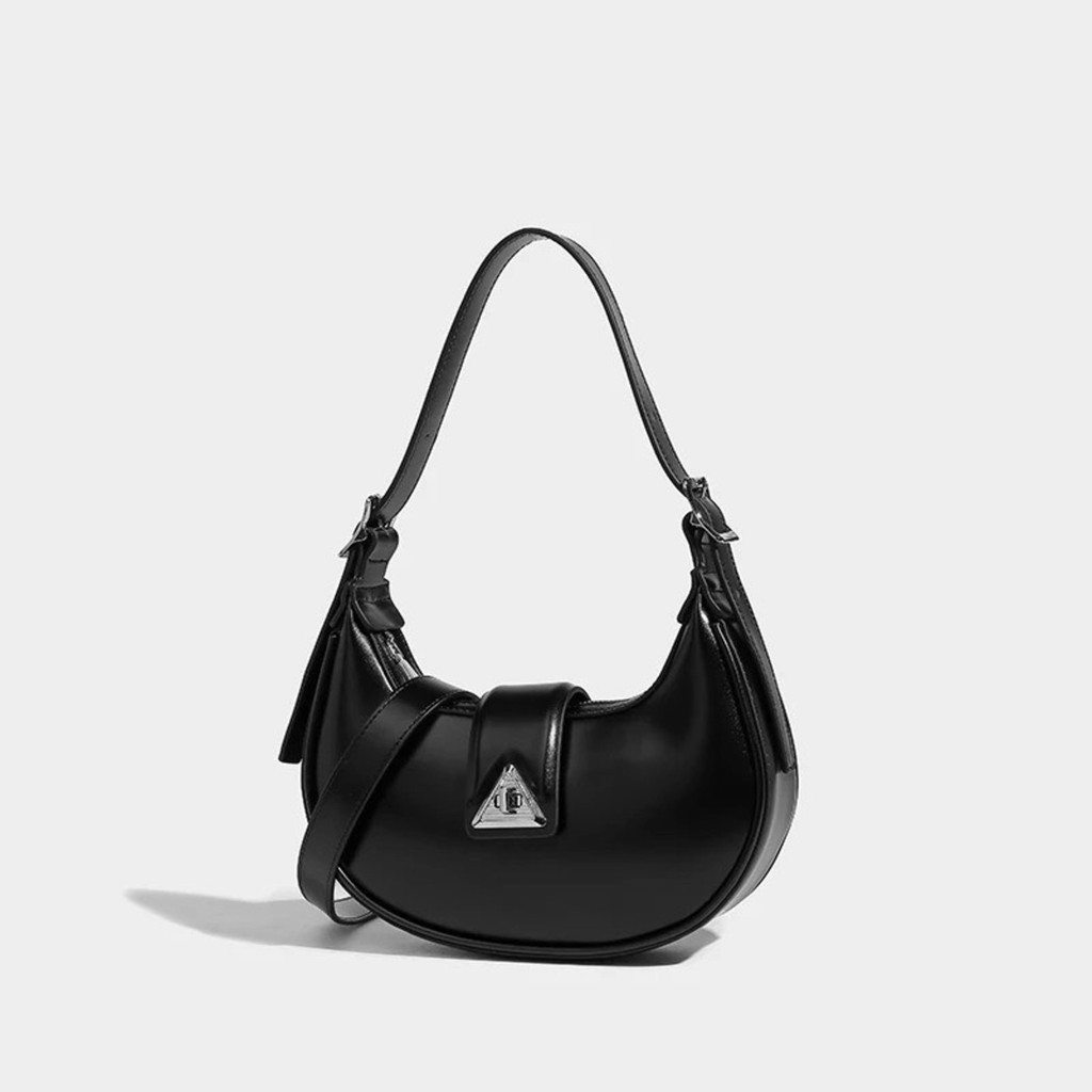 Túi xách nữ kẹp nách đeo chéo da mềm tag xinh K335