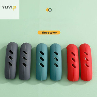 Yovip 2 Chiếc Chảo Silicon Tay Cầm Bao Cách Nhiệt Nồi Tai Kẹp Lò Nướng Tay Cầm VN