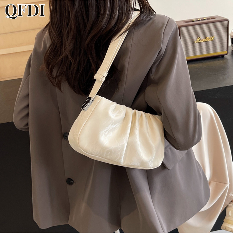 Túi mây xếp li QFDI Túi đeo vai nách phù hợp thời trang