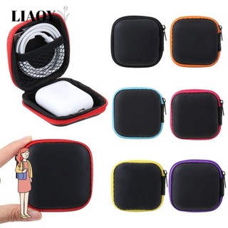 Tai nghe LIAOY Hộp đựng tai nghe hình vuông đa chức năng Hộp đựng tai nghe