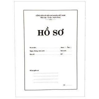Bao thư hồ sơ a4 trắng