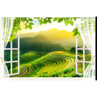 Tranh Dán Tường ngang 1m5 cao 1m2