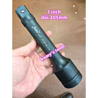 Cần nối khúc nối tuýp 1 inch Santa thép đen 8 inch 205mm, cần tuýp nối