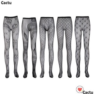 Vớ lưới màu đen phong cách gothic cho nữ