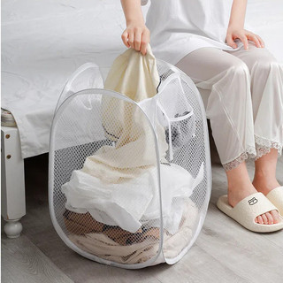 Giỏ đựng đồ giặt có thể gập lại Giỏ đựng quần áo bẩn Lưới di động Giỏ quần áo bẩn Giỏ đựng đồ gia dụng Giỏ đựng quần áo bẩn