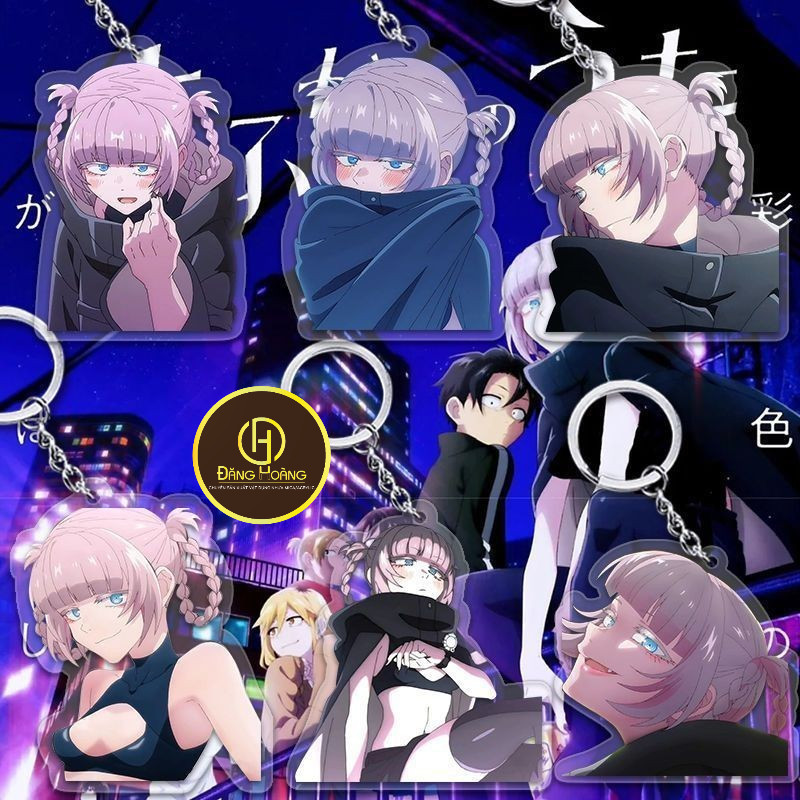 Móc khóa Song of the Night Nazuna Nanakusa yofukashi no uta Phụ kiện trang trí túi xách Balo  - ĐH