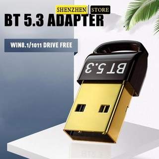 USB Bluetooth 5.3 Dongle CSR, thu phát bluetooth tốc độ cao cho PC và Laptop