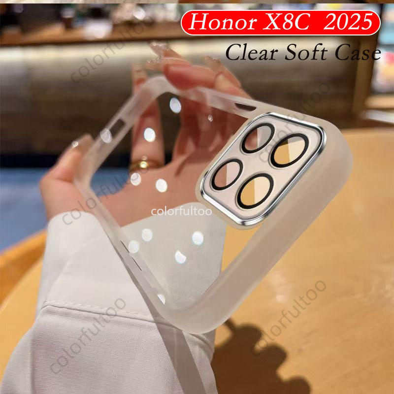Ốp Mạ Honor X8C 2025 Cho Honor X7d X6C X8C X7C X 8C HonorX8C 4G 5G Vỏ Điện Thoại Siêu Mỏng Trong Suố